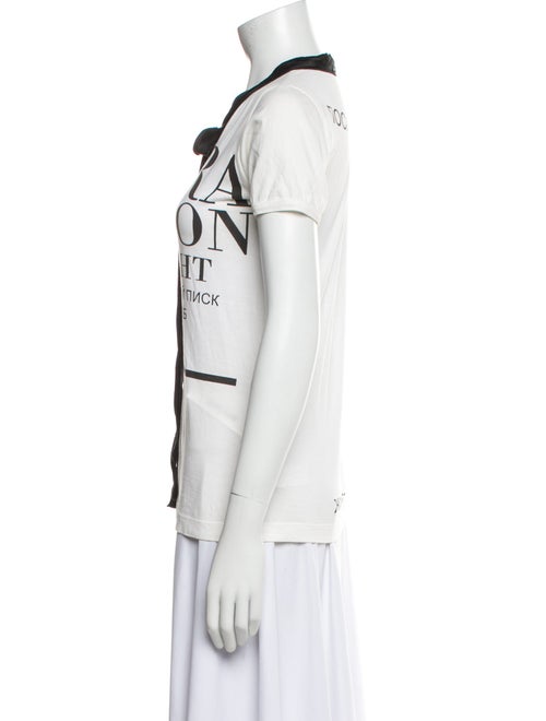 Dolce & Gabbana Graphic Print Crew Neck T-Shirt