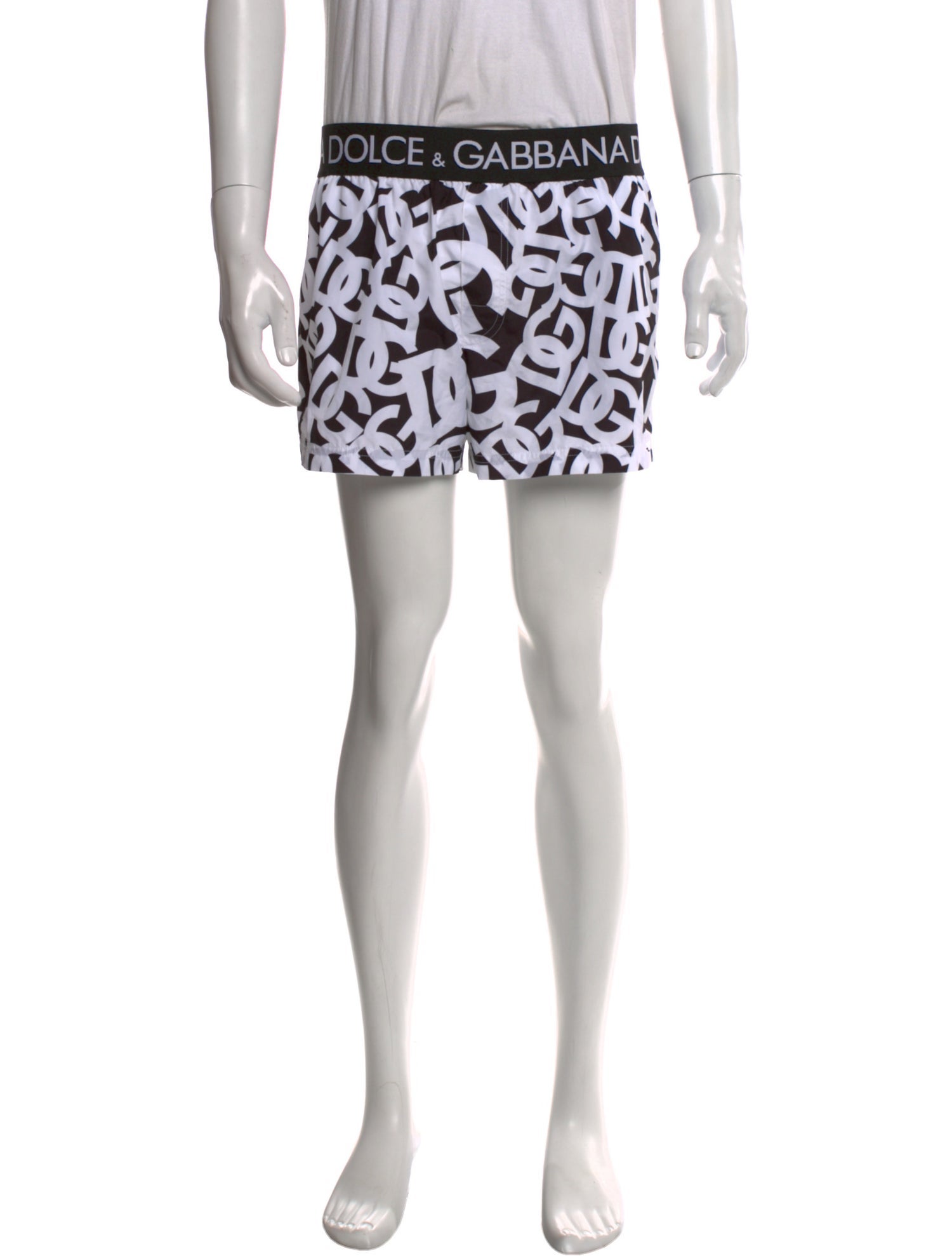 Dolce & Gabbana Printed Swim Trunks w/ Tags