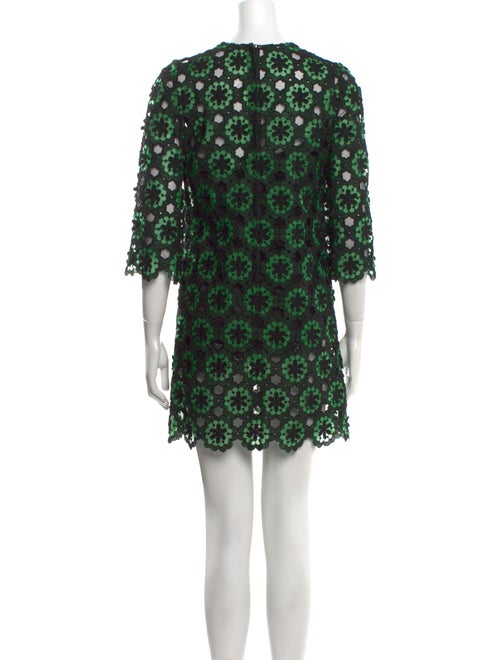 Dolce & Gabbana Lace Pattern Mini Dress