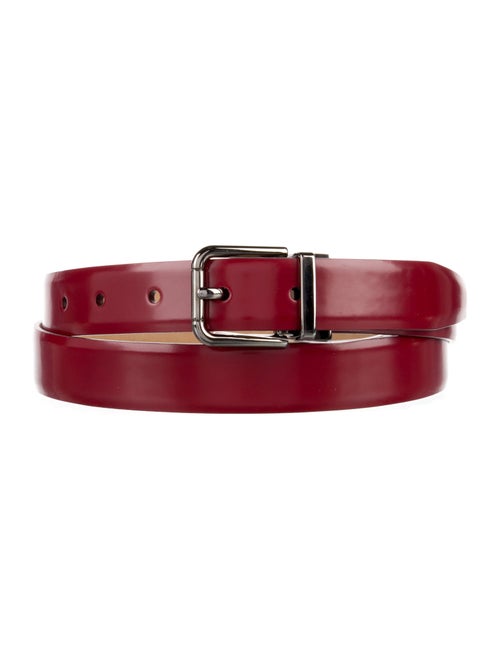 Dolce & Gabbana Reversible Belt Skinny Belt