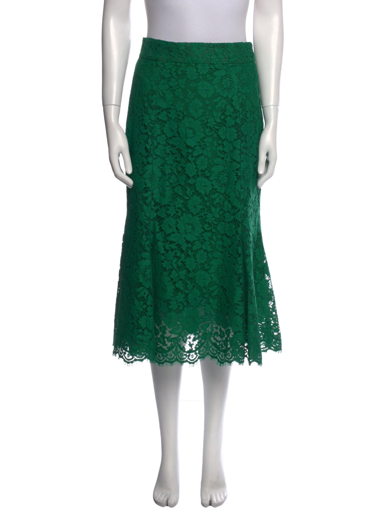 Dolce & Gabbana Lace Midi Length Skirt w/ Tags