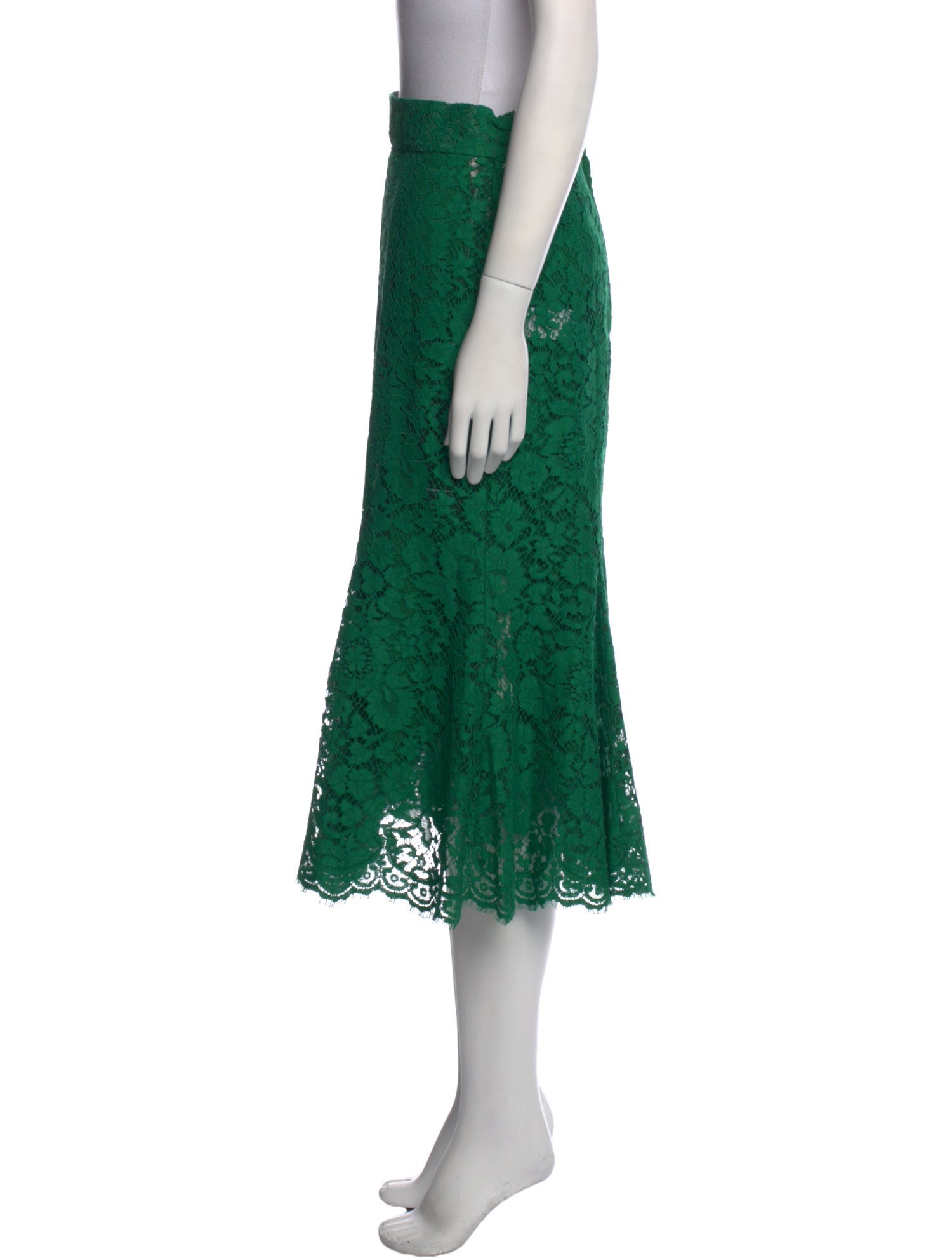 Dolce & Gabbana Lace Midi Length Skirt w/ Tags