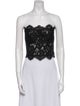 Dolce & Gabbana Lace Lace Pattern Crop Top