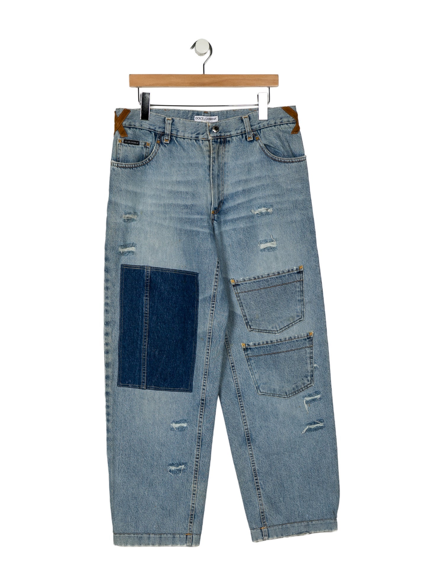 Dolce & Gabbana Mid-Rise Straight Leg Jeans