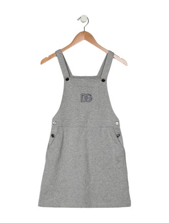 Dolce & Gabbana Girls' Sleeveless Overall Dress