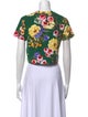 Dolce & Gabbana Girls' Floral Print Crew Neck T-Shirt