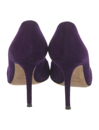 Dolce & Gabbana Suede Crystal Embellishments Pumps