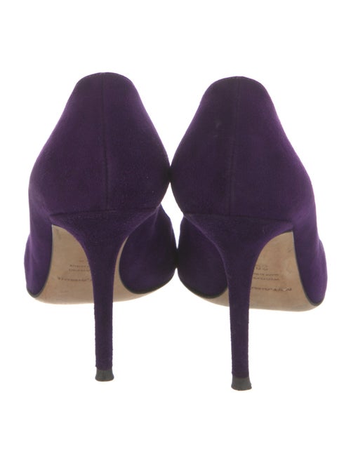 Dolce & Gabbana Suede Crystal Embellishments Pumps