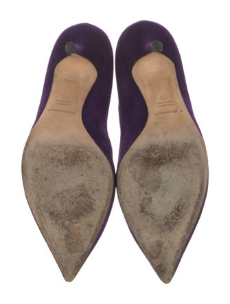 Dolce & Gabbana Suede Crystal Embellishments Pumps