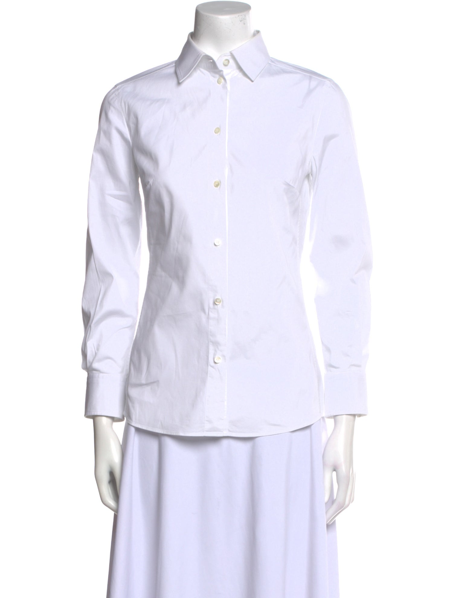 Dolce & Gabbana Long Sleeve Button-Up Top