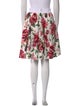 Dolce & Gabbana Floral Print Knee-Length Skirt