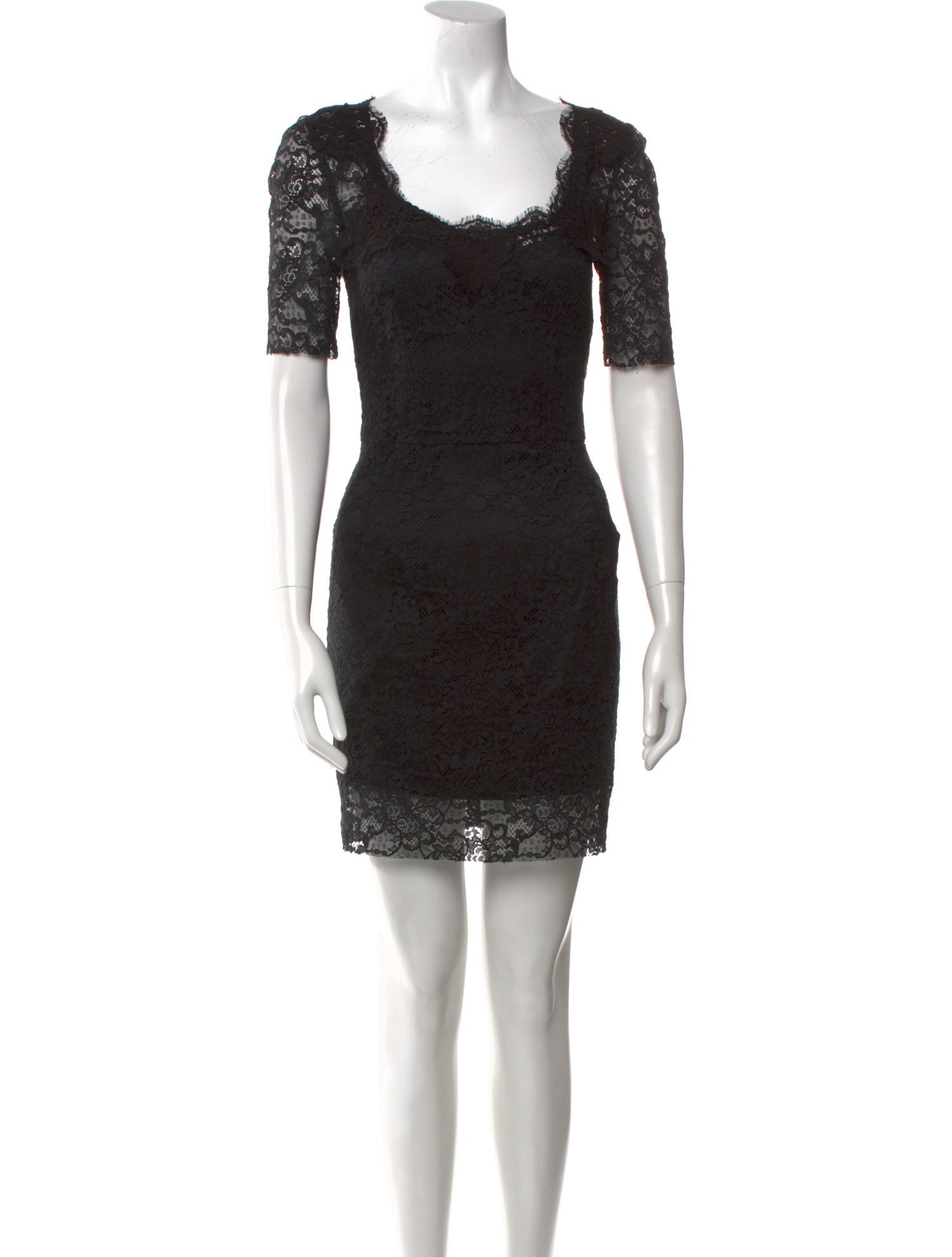 Dolce & Gabbana Lace Pattern Mini Dress w/ Tags
