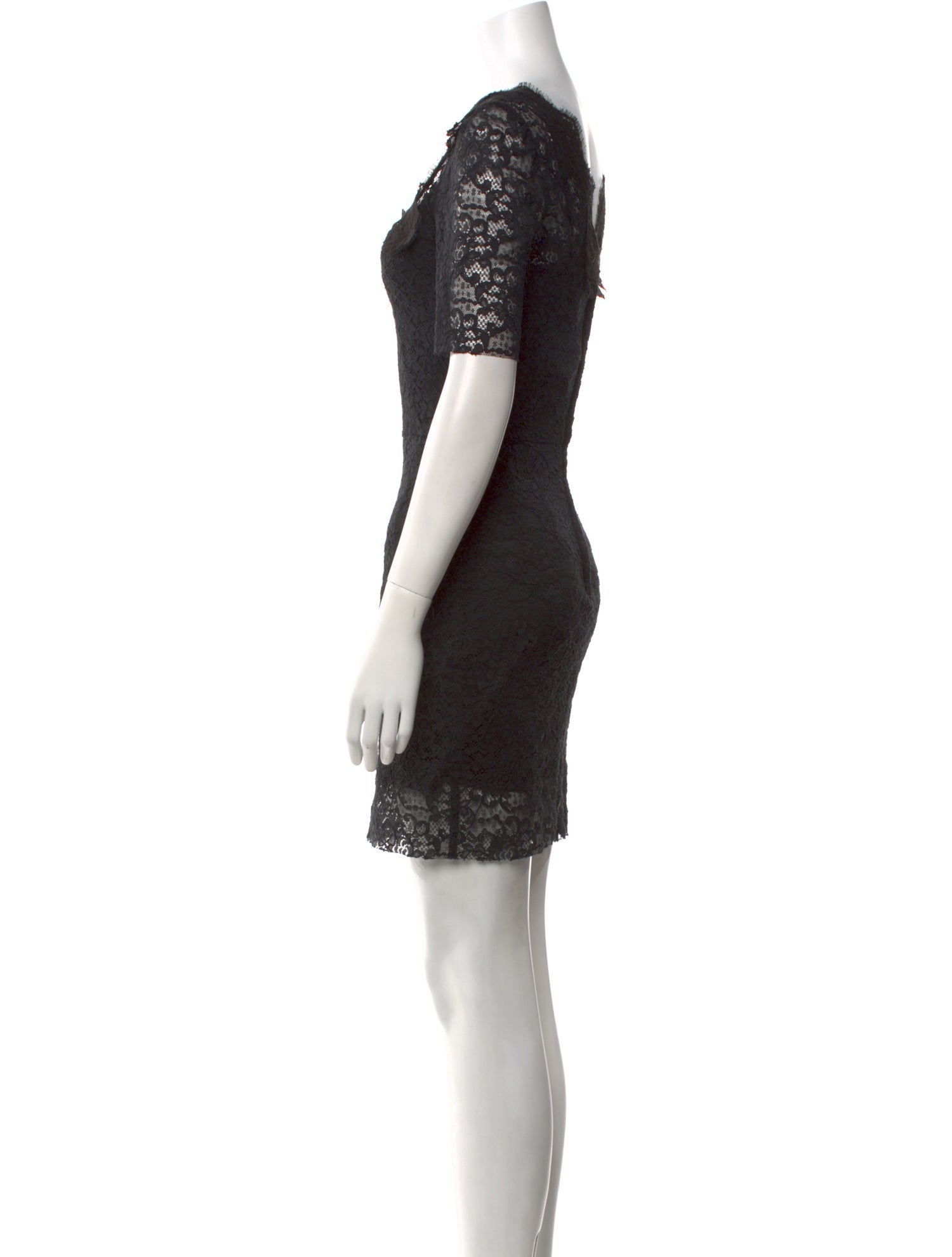 Dolce & Gabbana Lace Pattern Mini Dress w/ Tags