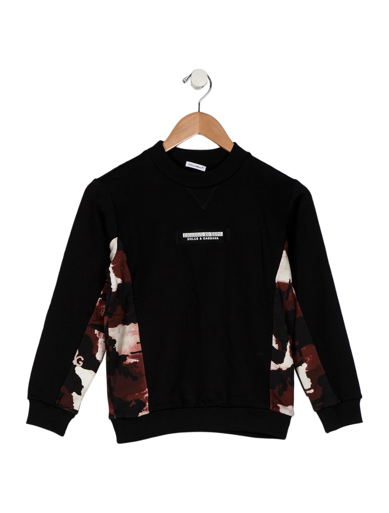 Dolce & Gabbana Cotton Pattern Print Sweatshirt