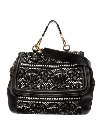 Dolce & Gabbana Lace Top Handle Bag