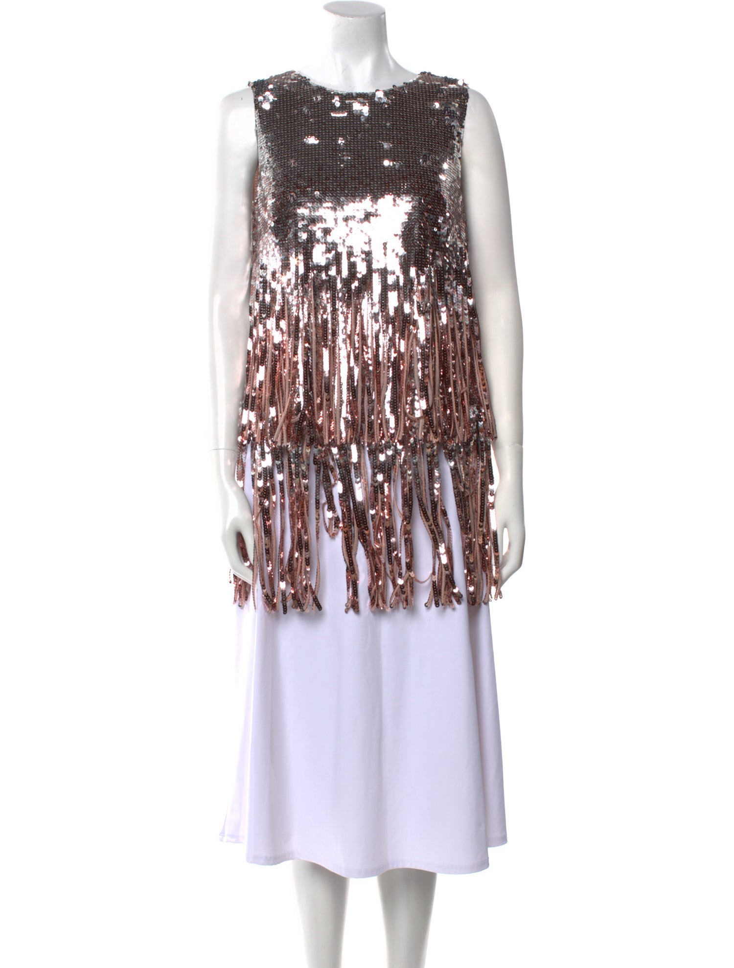 Dolce & Gabbana Graphic Print Crew Neck Tunic