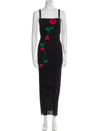 Dolce & Gabbana Wool Long Dress