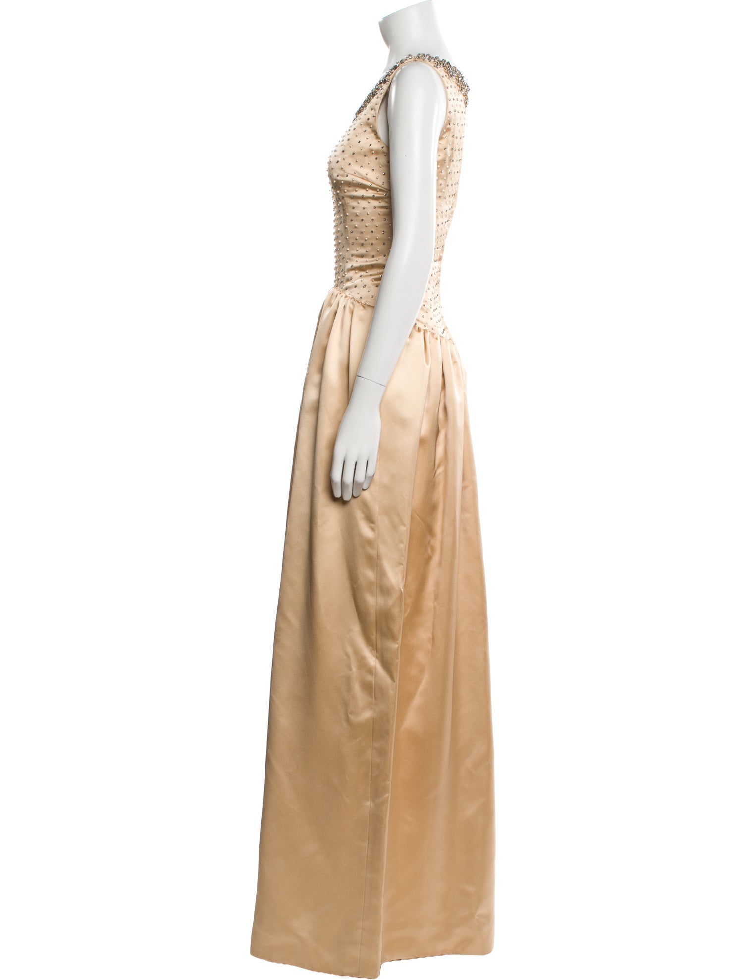 Dolce & Gabbana Scoop Neck Long Dress