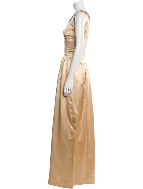 Dolce & Gabbana Scoop Neck Long Dress