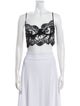 Dolce & Gabbana Lace Lace Pattern Crop Top