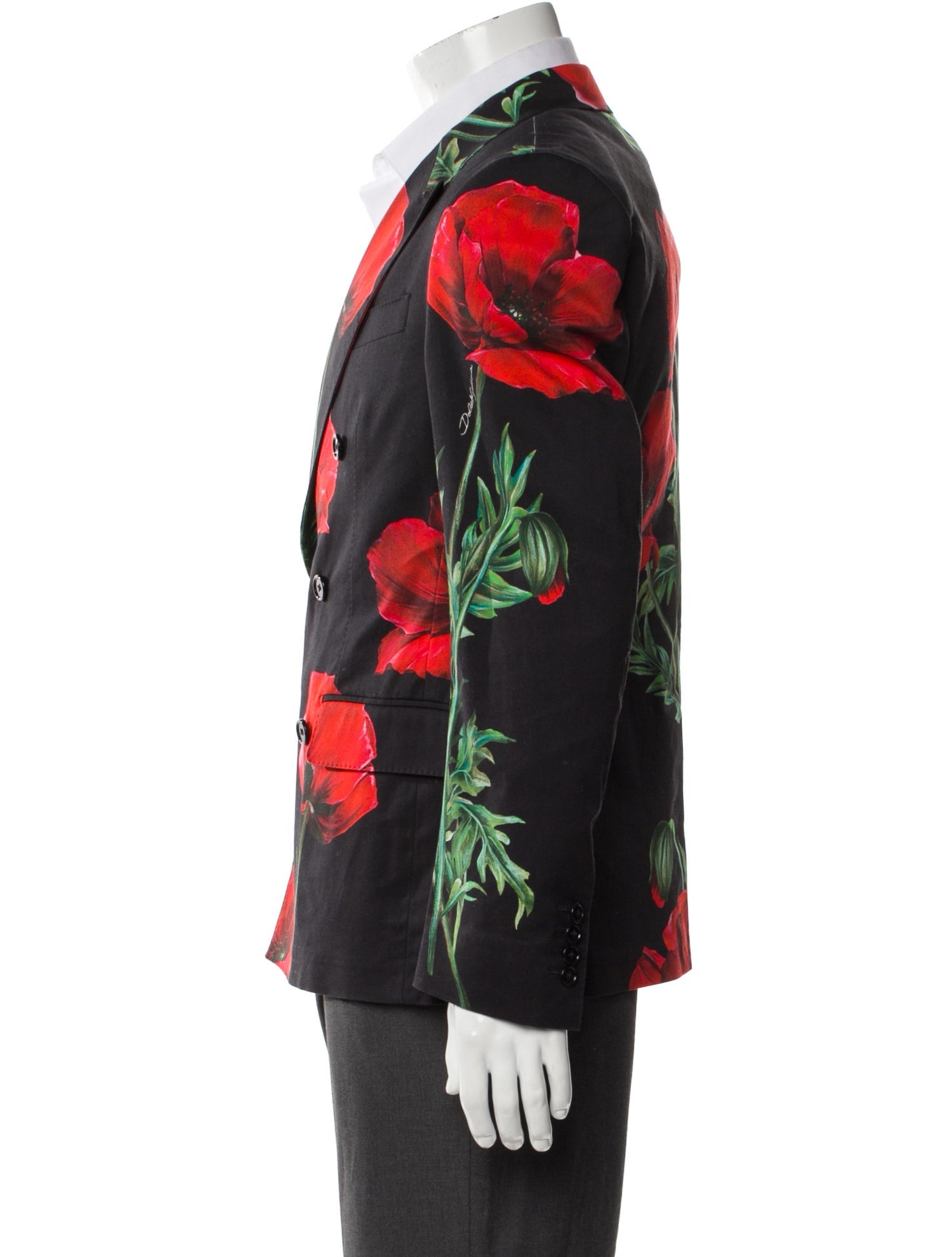 Dolce & Gabbana Floral Print Blazer w/ Tags