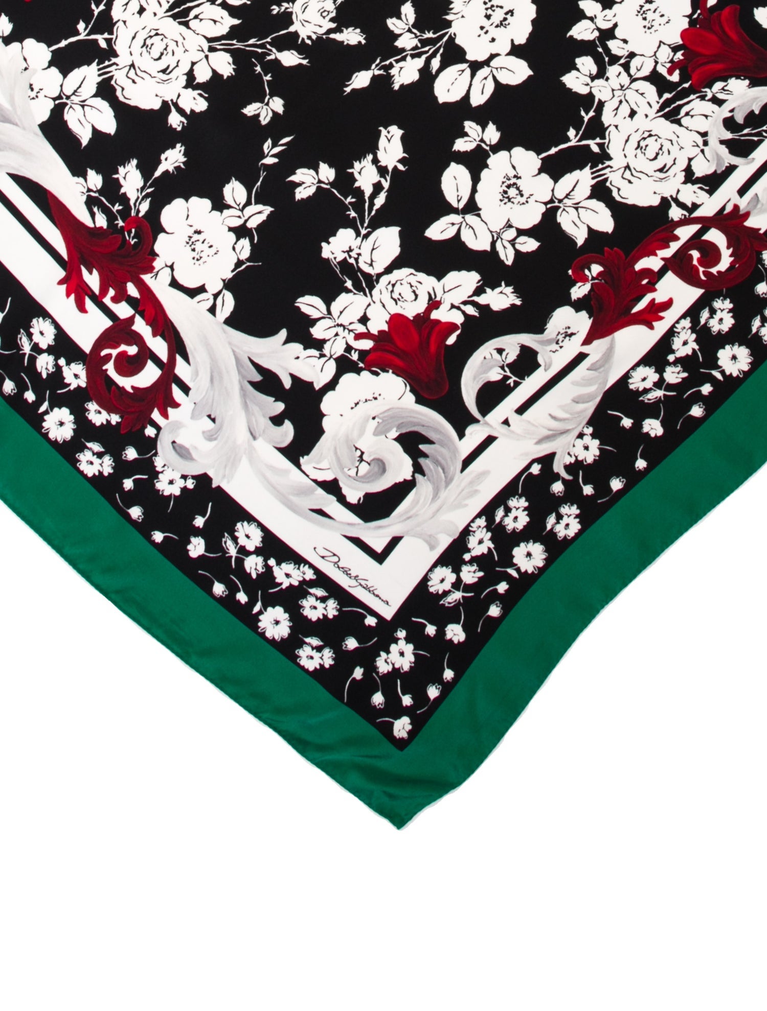 Dolce & Gabbana Caparaçons Silk Scarf
