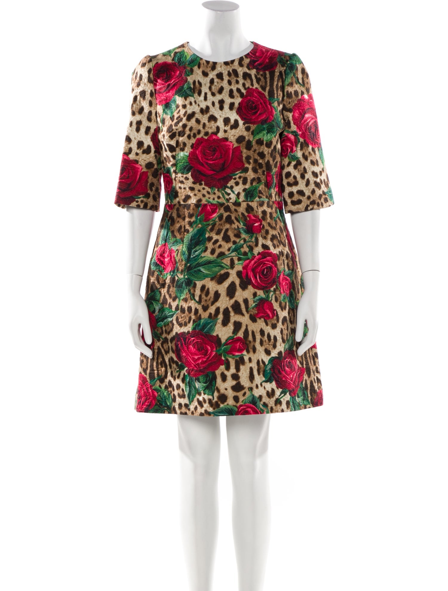 Dolce & Gabbana Animal Print Mini Dress w/ Tags