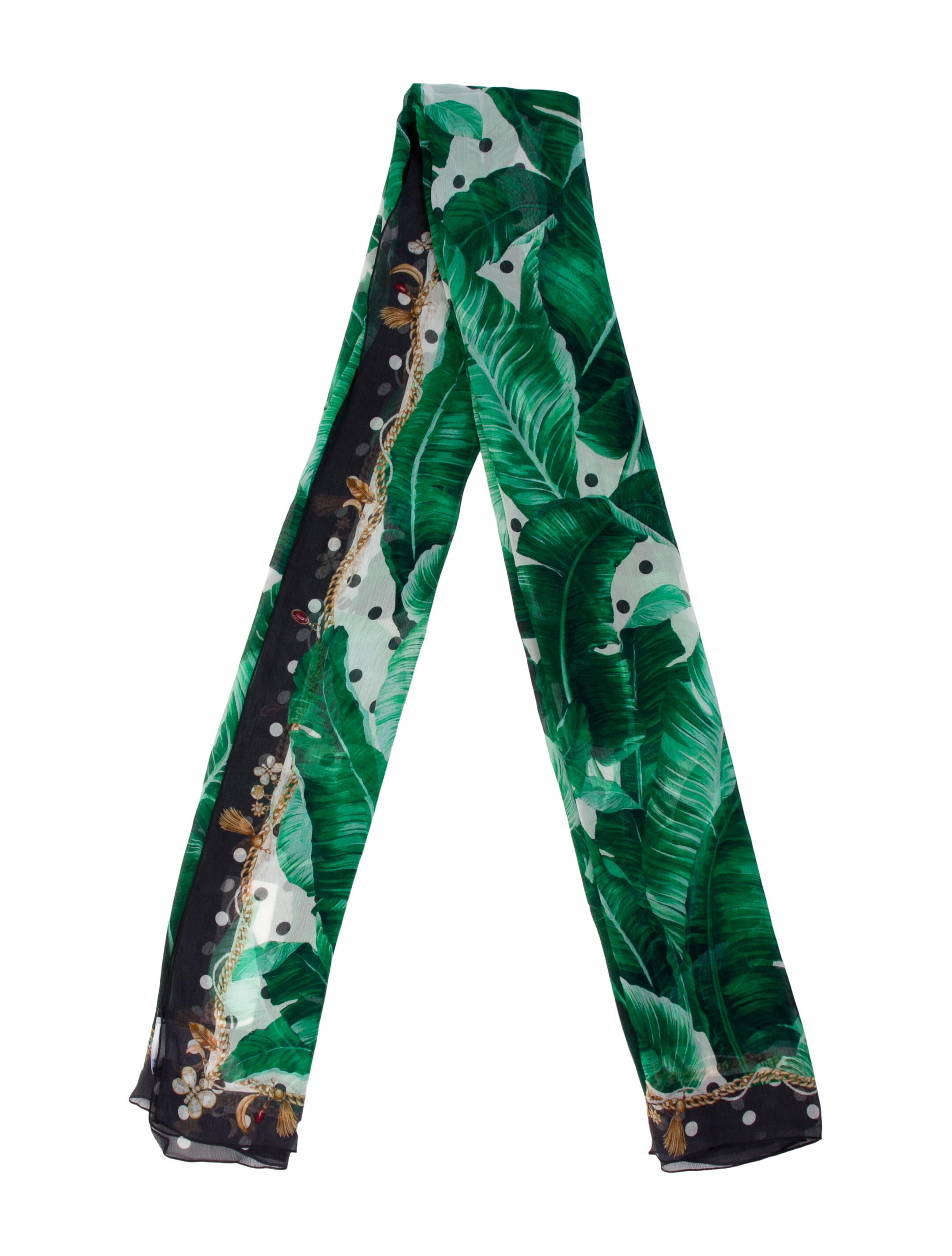 Dolce & Gabbana Silk Printed Scarf