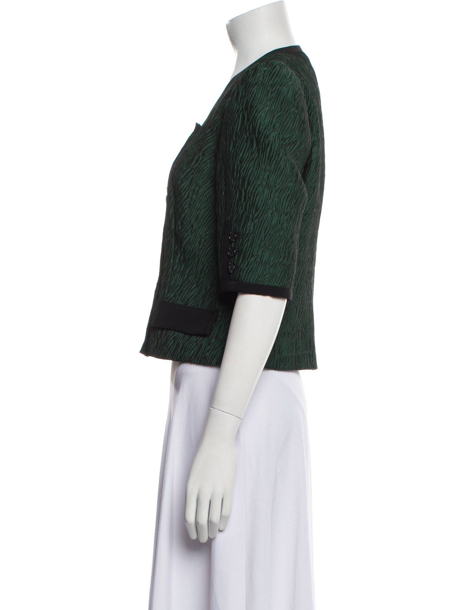 Dolce & Gabbana Tweed Pattern Evening Jacket