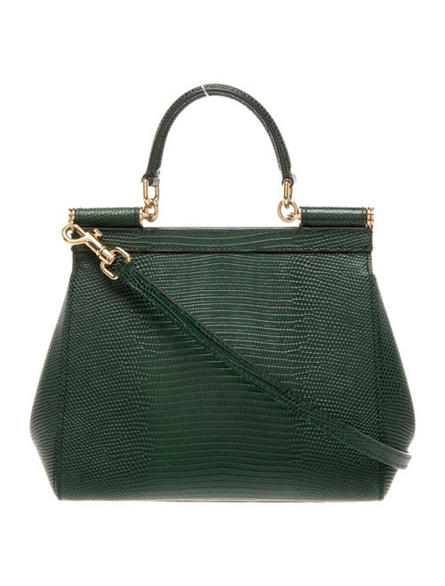 Dolce & Gabbana Lizard Top Handle Bag