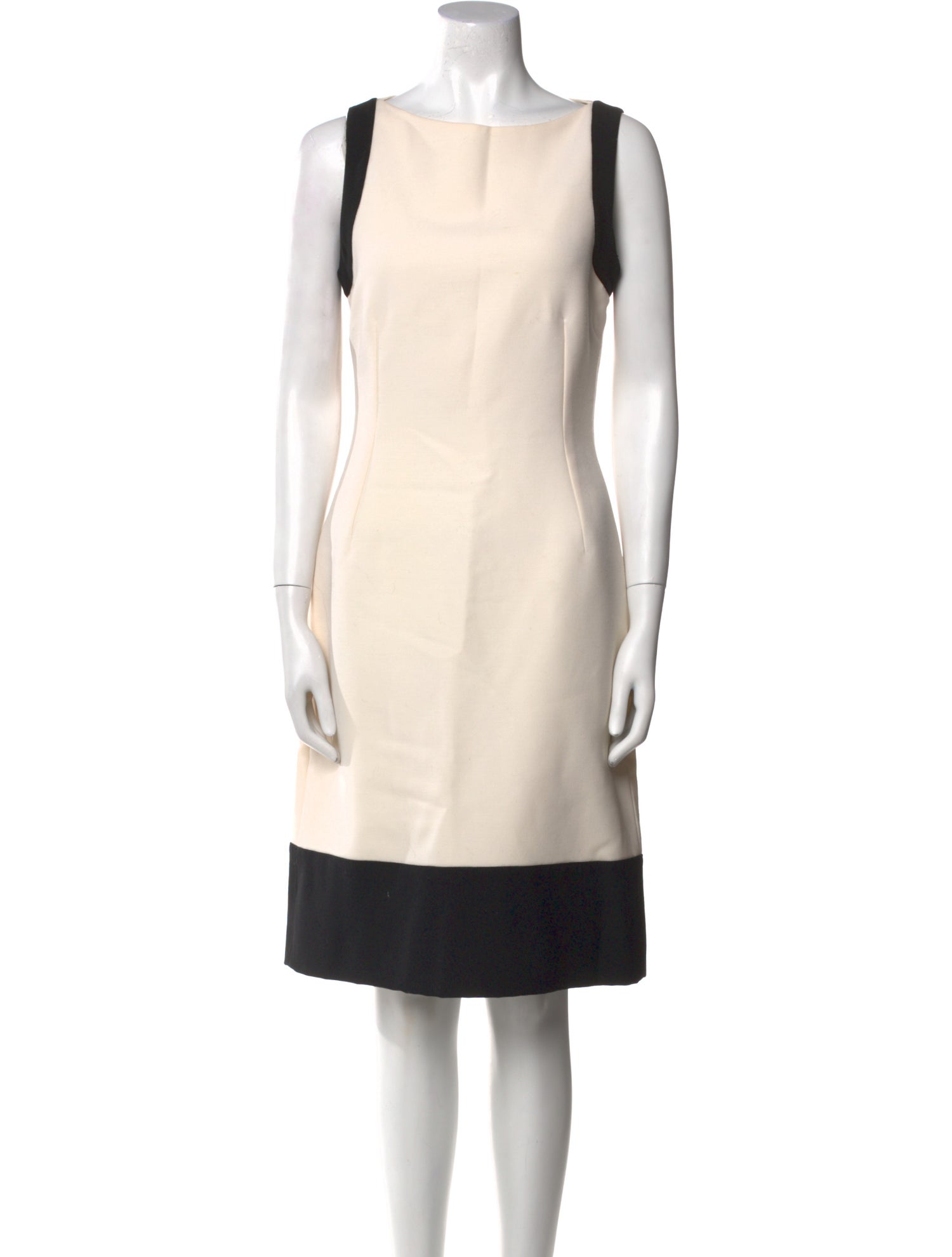 Dolce & Gabbana Virgin Wool Knee-Length Dress