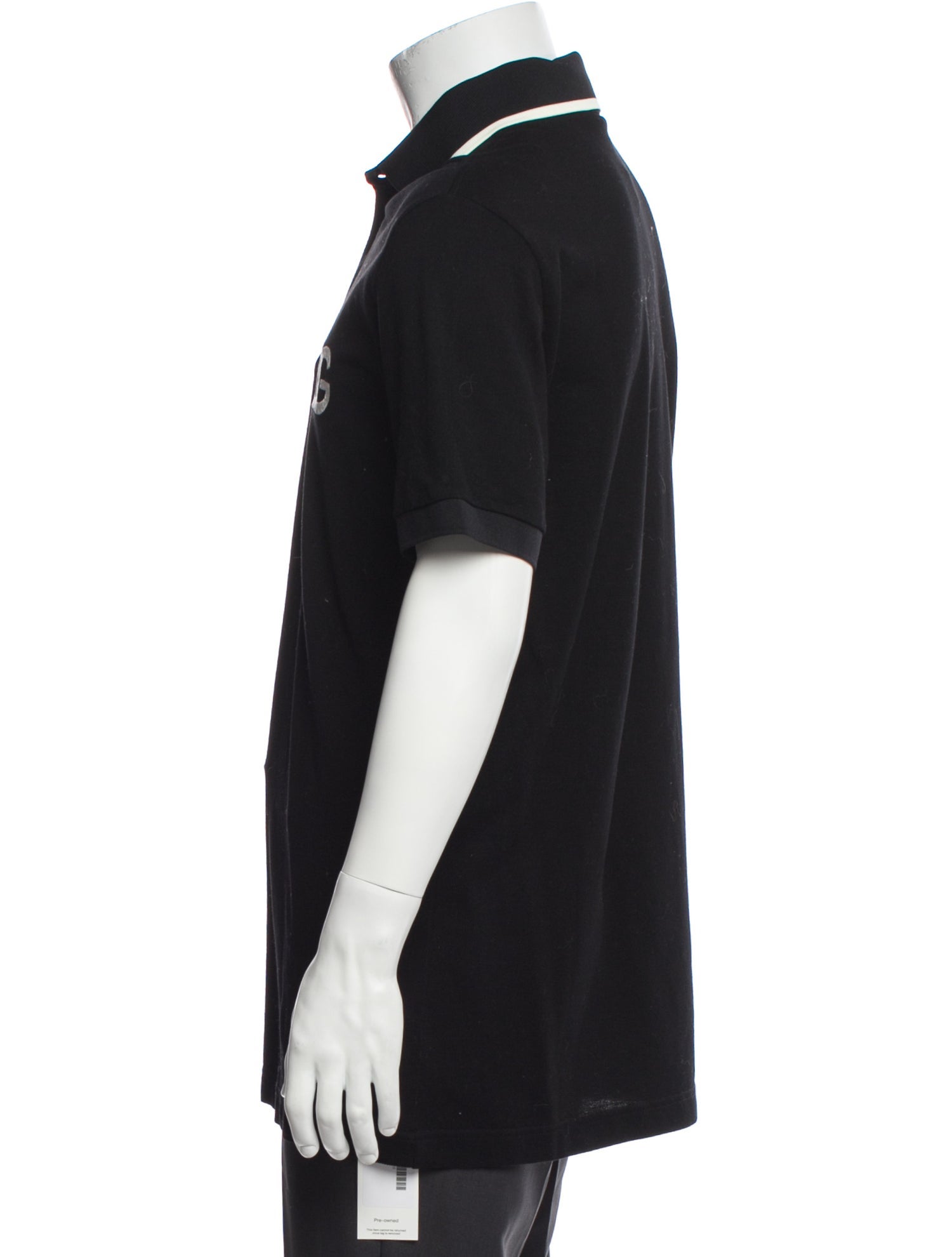 Dolce & Gabbana Graphic Print Crew Neck Polo Shirt