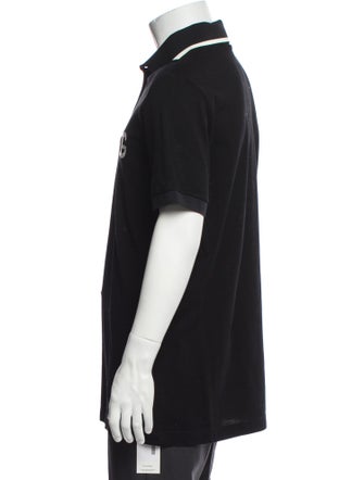 Dolce & Gabbana Graphic Print Crew Neck Polo Shirt