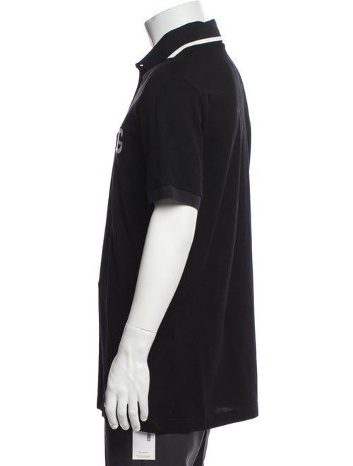 Dolce & Gabbana Graphic Print Crew Neck Polo Shirt