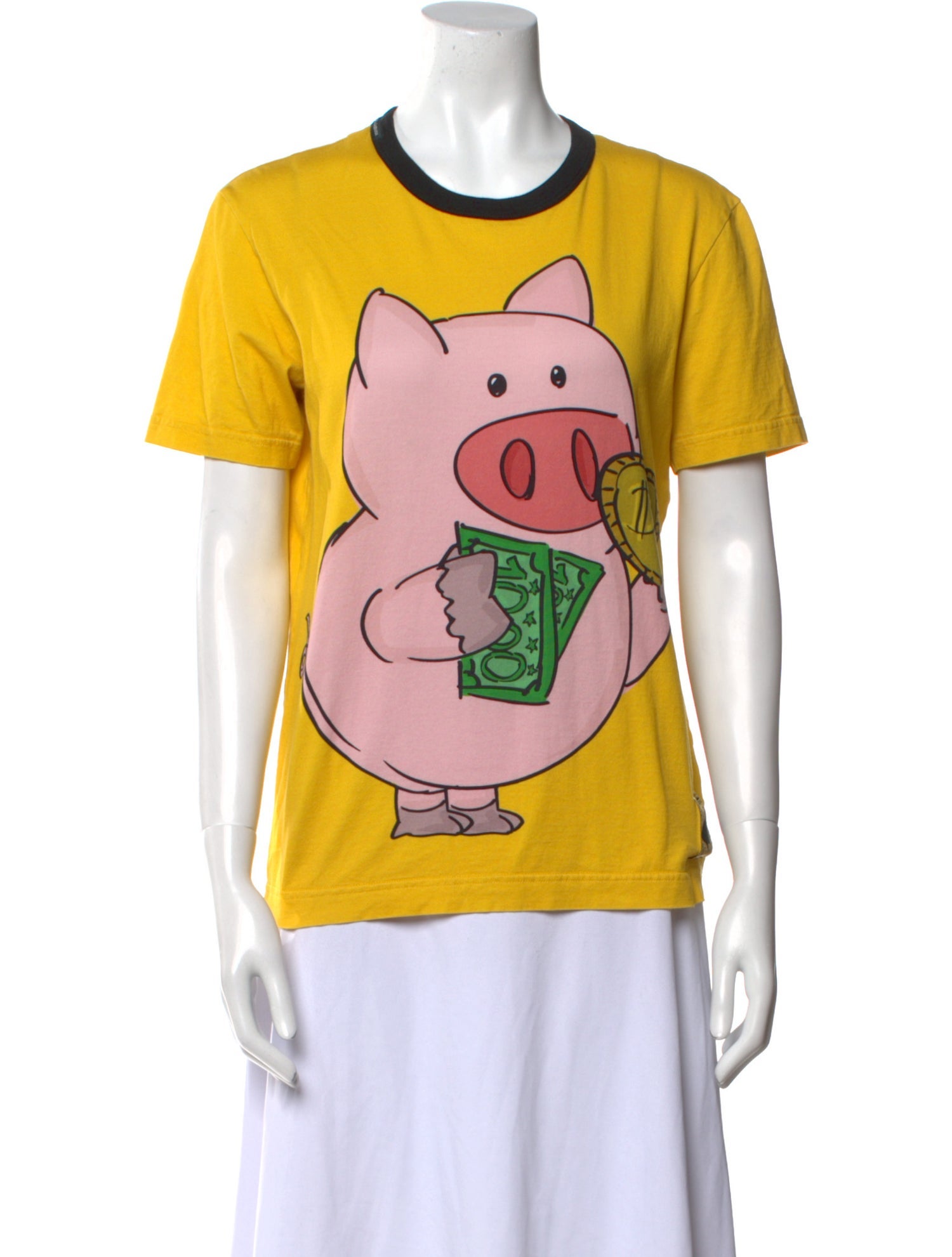 Dolce & Gabbana Graphic Print Crew Neck T-Shirt