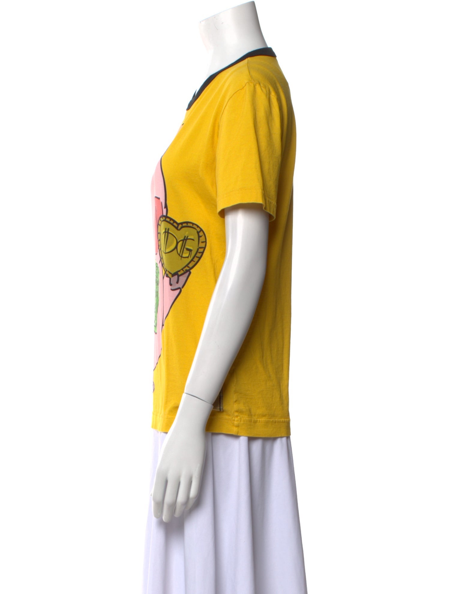 Dolce & Gabbana Graphic Print Crew Neck T-Shirt