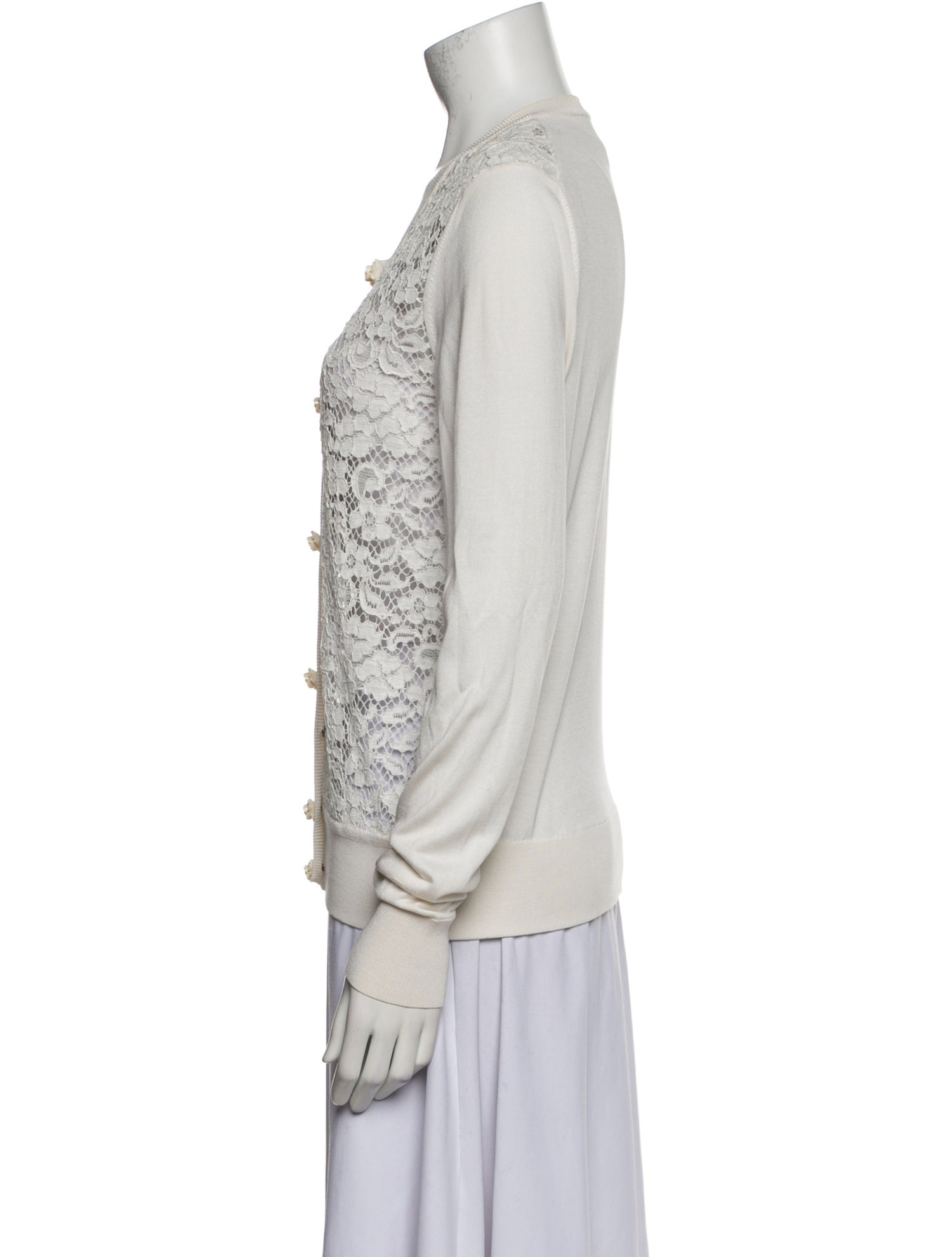 Dolce & Gabbana Silk Crew Neck Sweatshirt