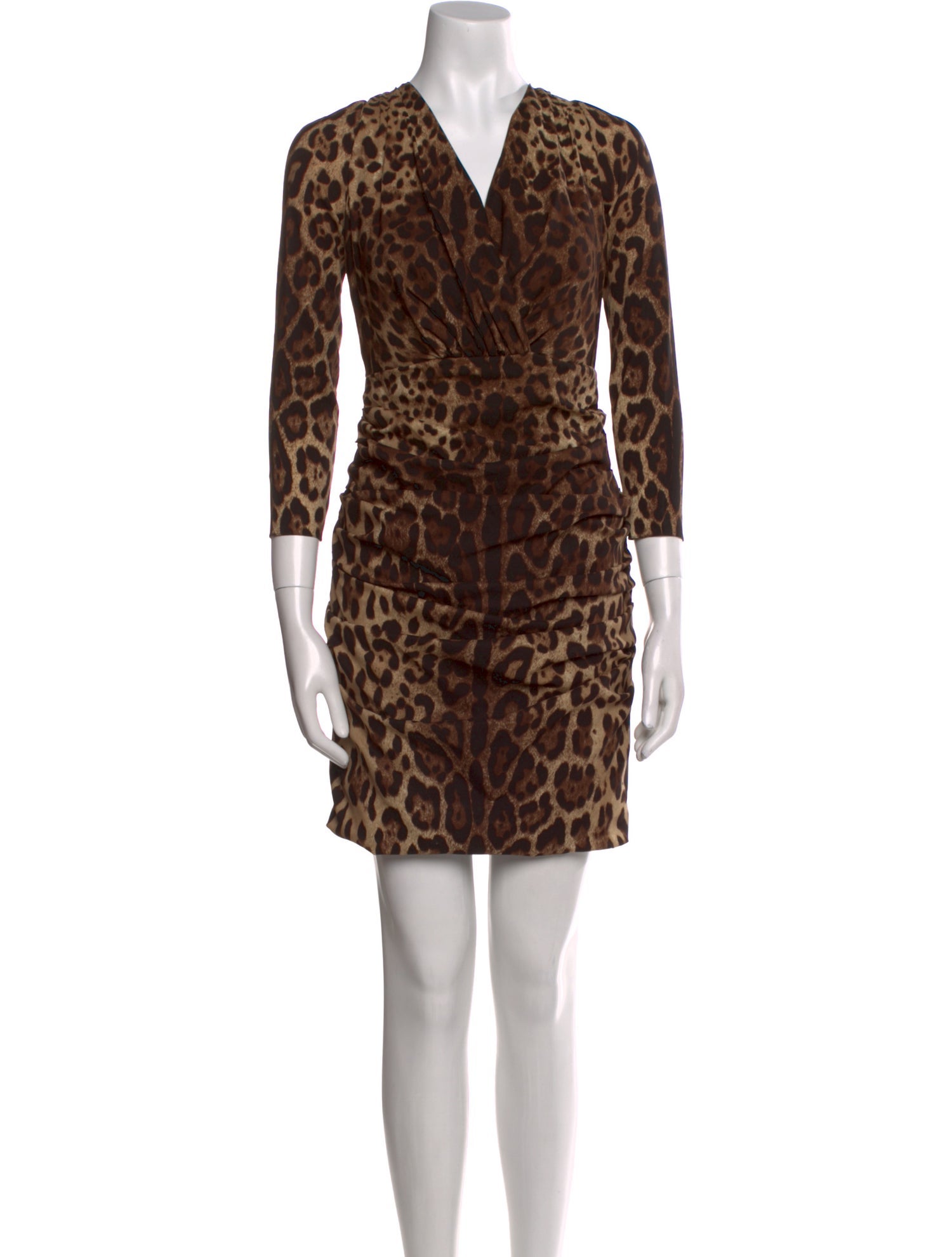 Dolce & Gabbana Animal Print Mini Dress w/ Tags