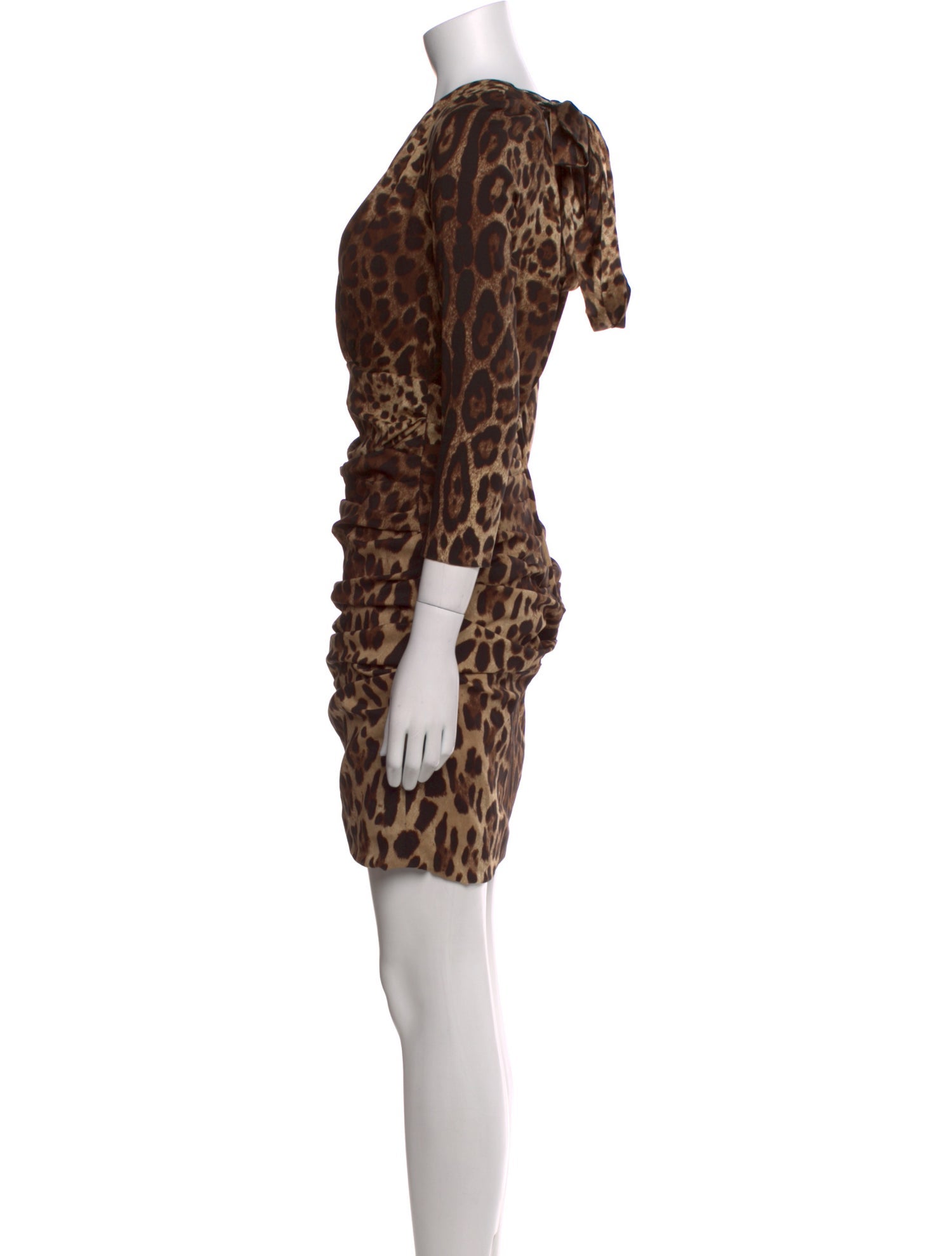 Dolce & Gabbana Animal Print Mini Dress w/ Tags