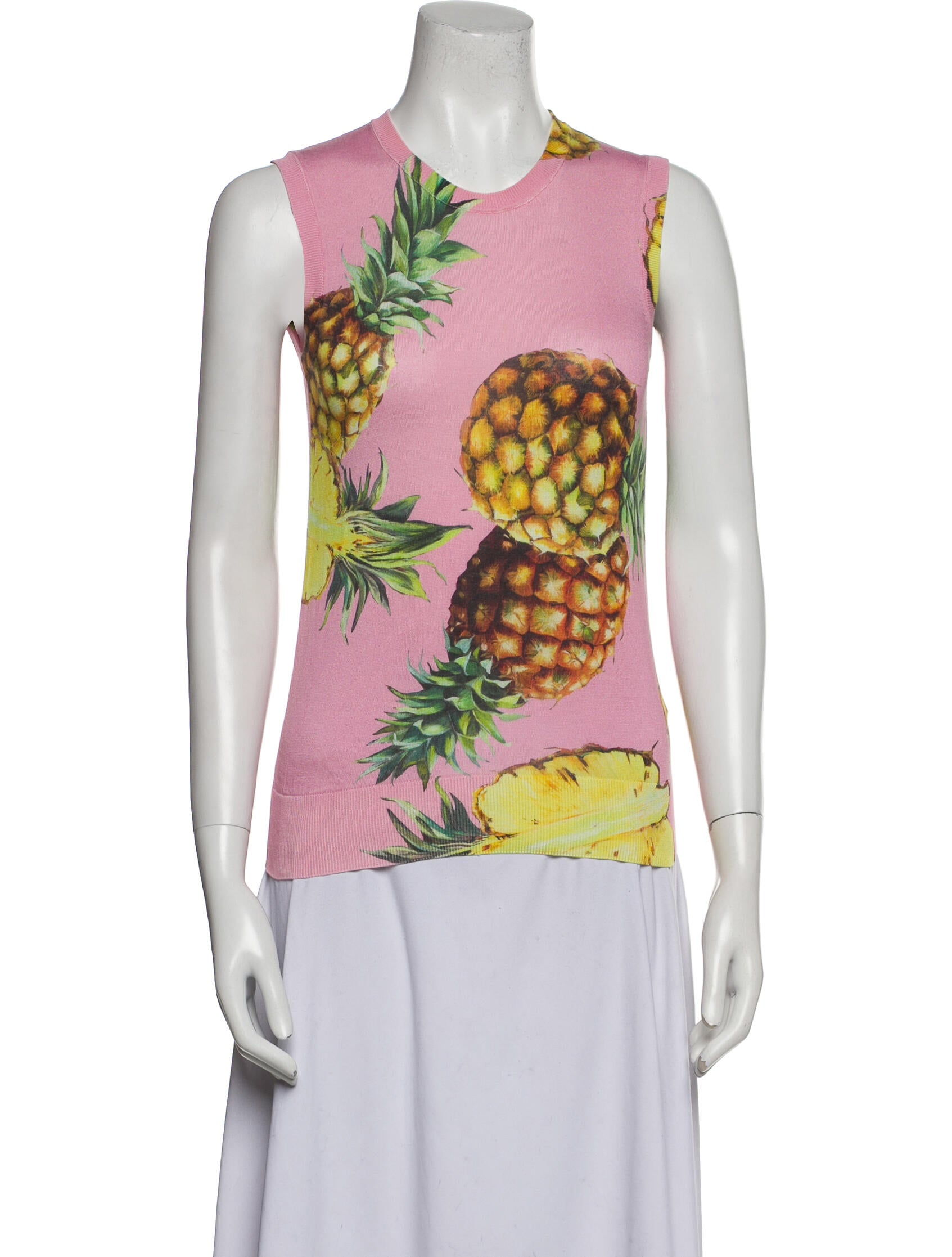 Dolce & Gabbana Silk Printed Top