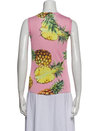 Dolce & Gabbana Silk Printed Top