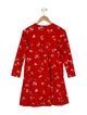 Dolce & Gabbana Girls' Floral and Ladybug Print Long Sleeve Dress