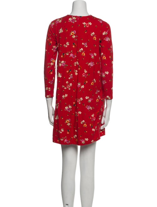 Dolce & Gabbana Girls' Floral and Ladybug Print Long Sleeve Dress