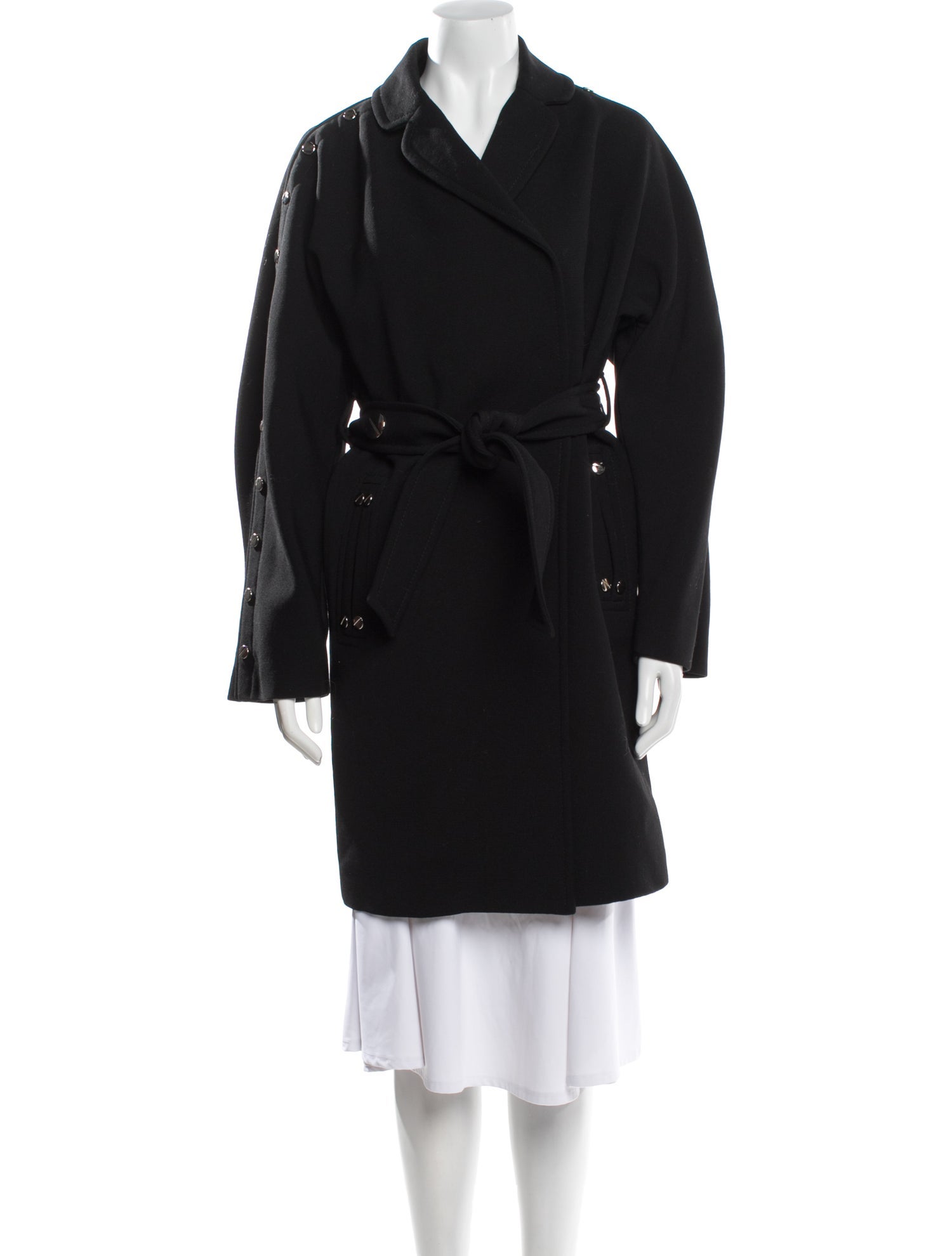 Dolce & Gabbana Virgin Wool Trench Coat