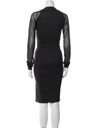 Dolce & Gabbana Satin Knee-Length Dress