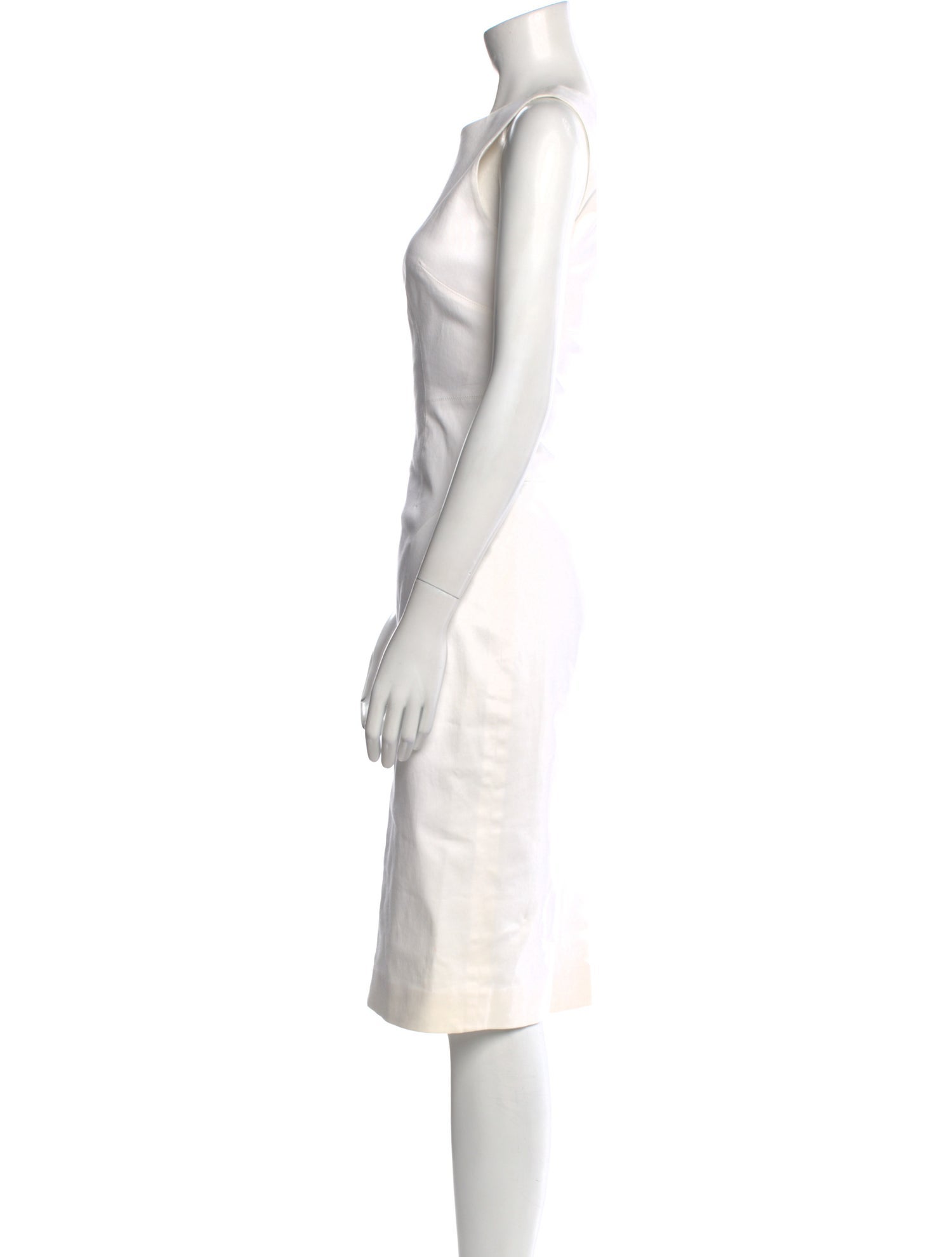 Dolce & Gabbana Bateau Neckline Midi Length Dress