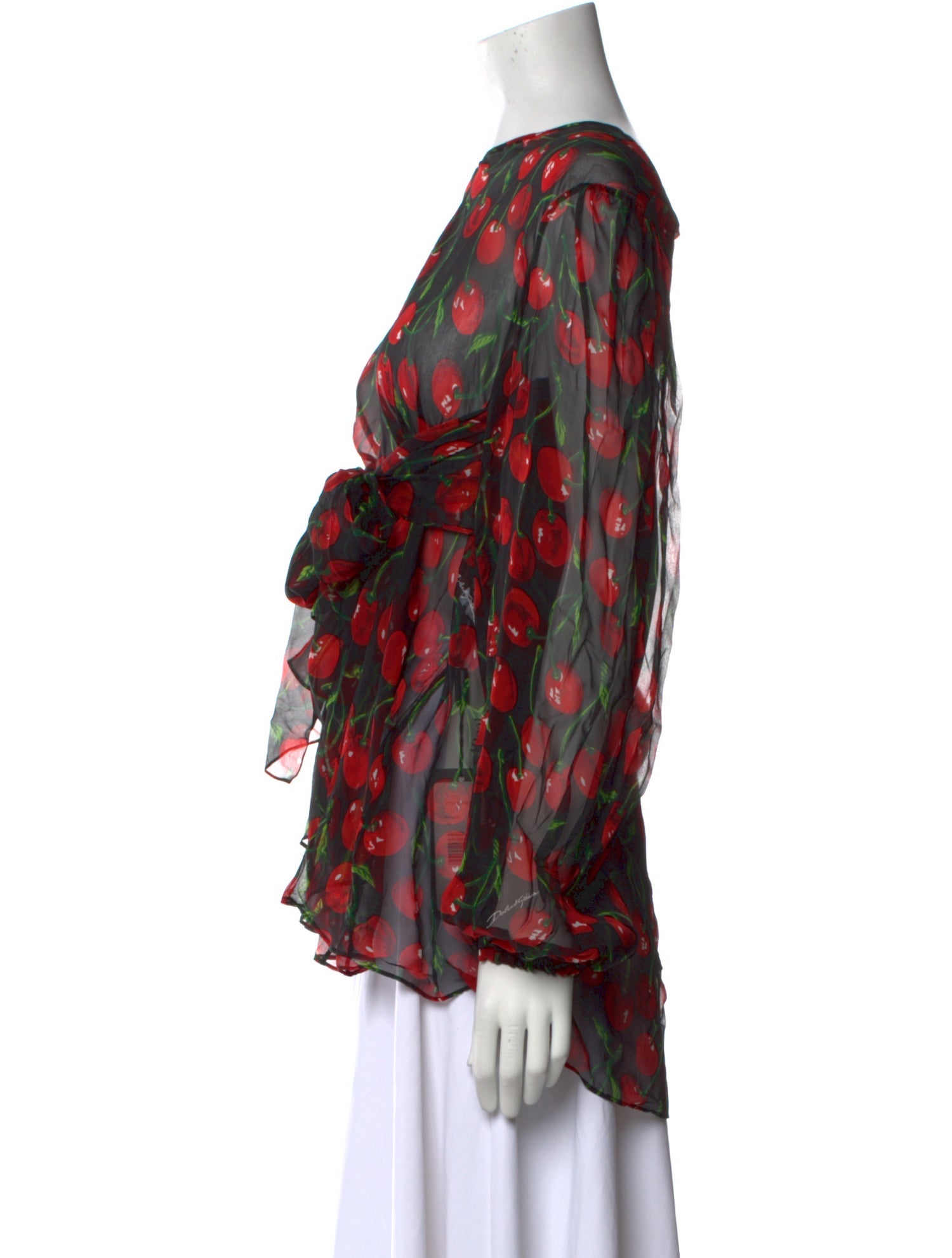 Dolce & Gabbana Silk Printed Blouse w/ Tags