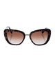 Dolce & Gabbana Cat-Eye Gradient Sunglasses