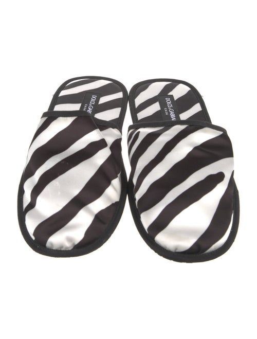 Dolce & Gabbana Satin Printed Flats