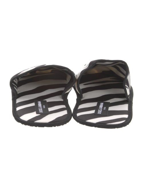 Dolce & Gabbana Satin Printed Flats